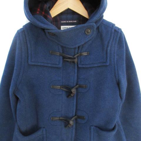 シップス SHIPS ダッフルコート フード付き ショート丈 スタンドカラー