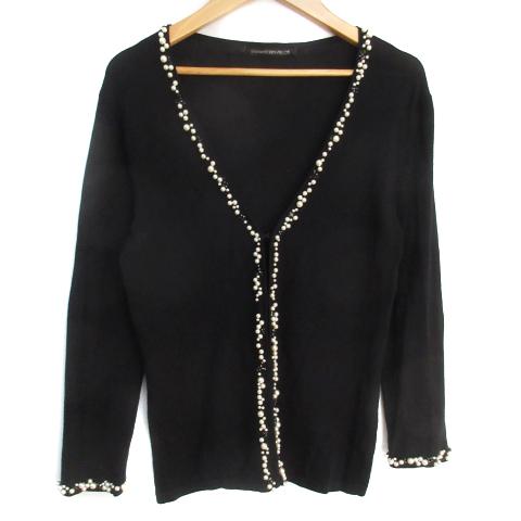 ストロベリーフィールズ STRAWBERRY-FIELDS ニットカーディガン ミドル  