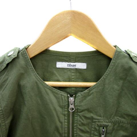 ジャーナルスタンダード レリューム ミリタリージャケット ショート丈