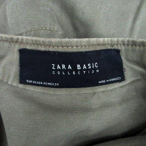ザラ ベーシック ZARA BASIC ミリタリージャケット スタンドカラー