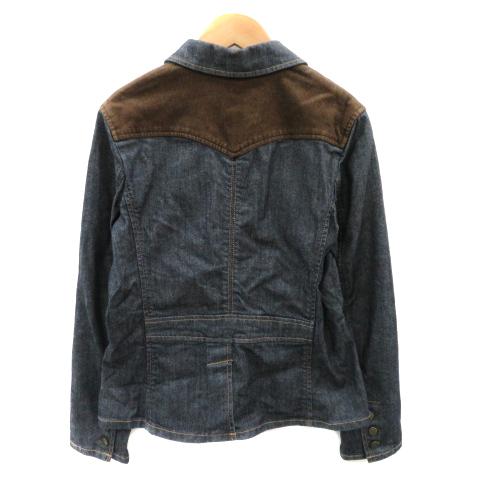 エディーバウアー EDDIE BAUER デニムテーラードジャケット ミドル丈 
