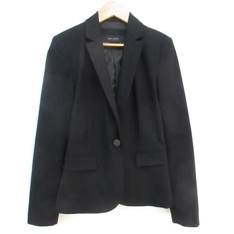 ザラ ベーシック ZARA BASIC テーラードジャケット ミドル丈 総裏地 