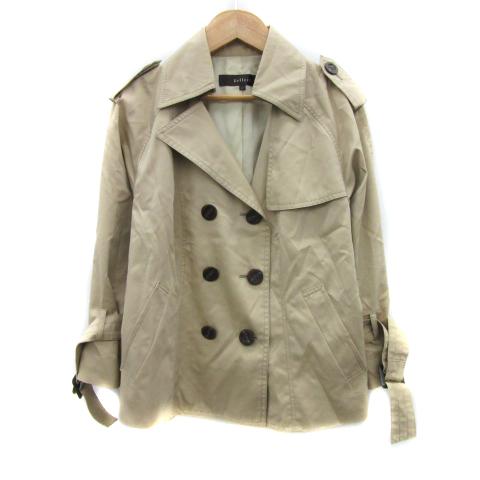 リフレクト Reflect トレンチコート スプリングコート ショート丈 無地  