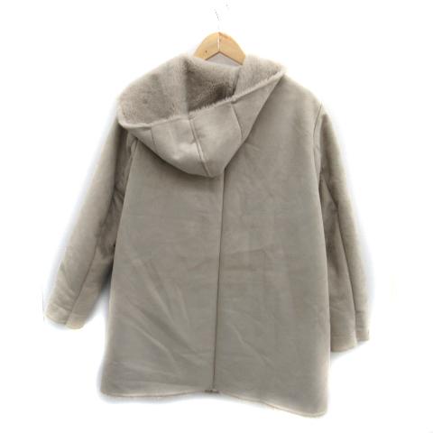 オリーブデオリーブ OLIVE des フェイクムートンコート ロング丈 