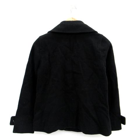 BLACK SIGN ピーコート 小川彰子さん監修 ショート丈ピーコート 黒【AOKI公式通販】