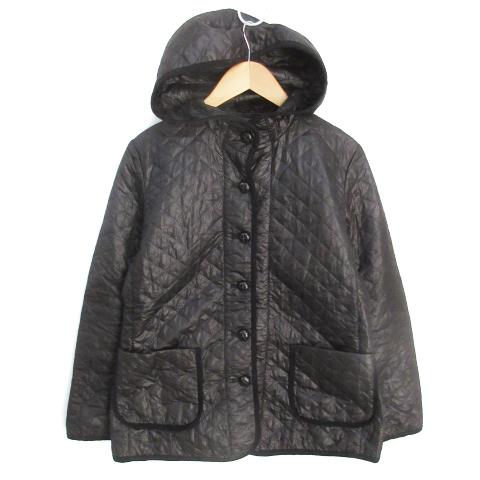 コムサイズム COMME CA ISM キルティングジャケット フード付き ミドル  