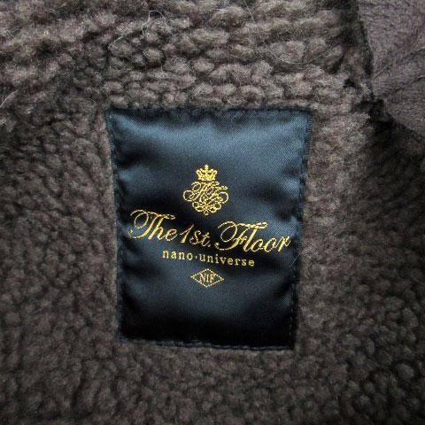 NANO universe（ナノ・ユニバース） ダッフルコート フェイクムートン