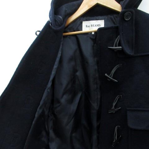 レイビームス Ray Beams ダッフルコート ショート丈 フード付き ウール