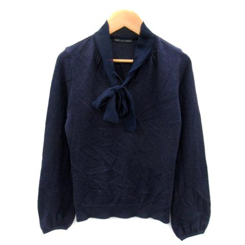 ファーレラコルテ FARE LA CORTE ニット カットソー 長袖 スリット