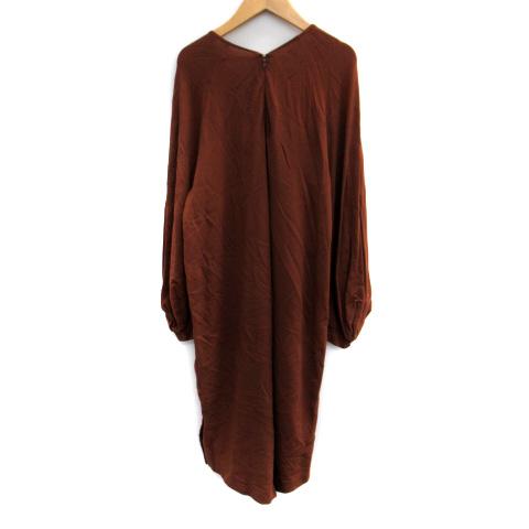 ソウワンバイワン So1:1 ワンピース ロング丈 長袖 ラウンドネック  