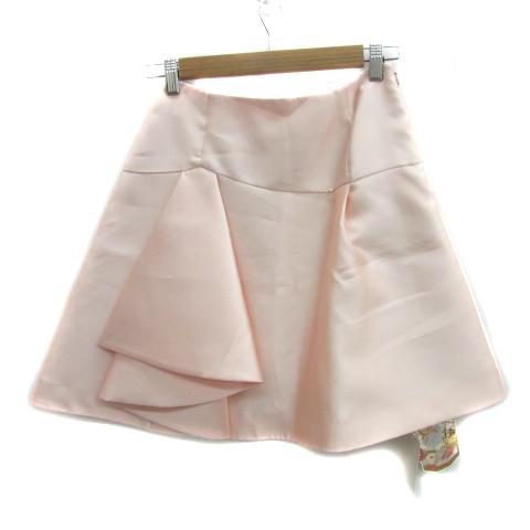 未使用品 チェスティ Chesty フレアスカート ギャザースカート ミニ丈  