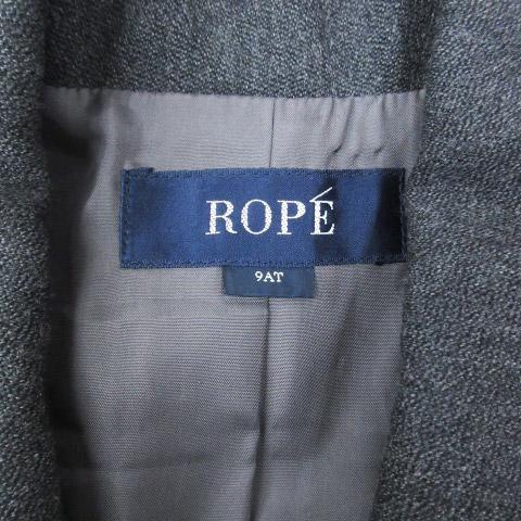 ROPE'（ロペ） ROPE コート ロング丈 オープンカラー シングルボタン