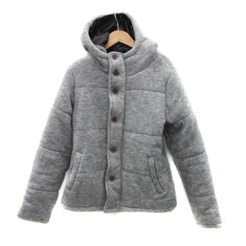 エルエイチピー LHP L.H.P. 中綿ジャケット ミドル丈 フード付き S 