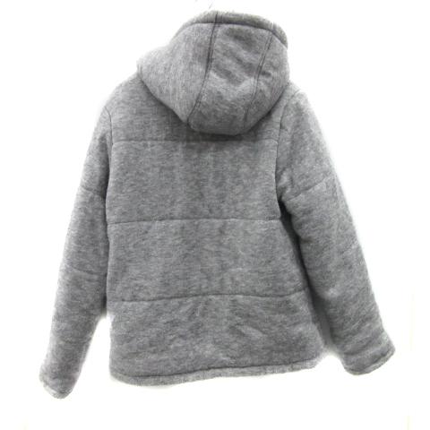エルエイチピー LHP L.H.P. 中綿ジャケット ミドル丈 フード付き S 