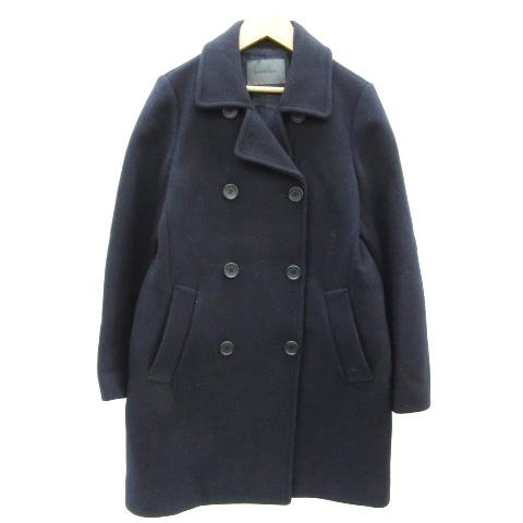 スピック&スパン Spick&Span Pコート ピーコート ロング丈 ウール 38