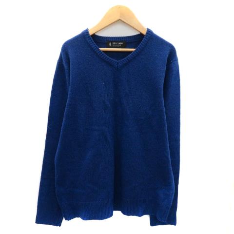 NANO universe（ナノ・ユニバース） ニット セーター 長袖 Vネック