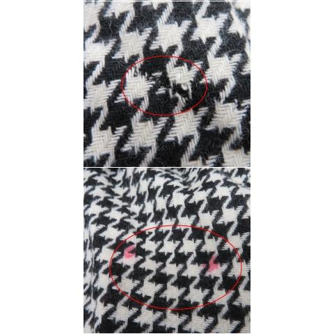 ジーヴィージーヴィー G.V.G.V ワンピース ミニ丈 長袖 千鳥格子柄