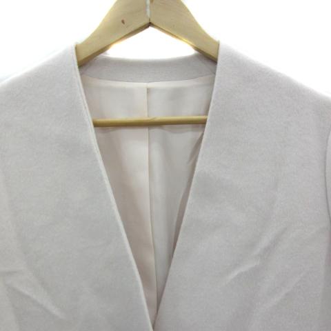 【新品ダグ付き】SUIT COMPANY she ノーカラーロングコート S 新品ダグ付き】SUIT COMPANY she ノーカラーロングコート S - メルカリ