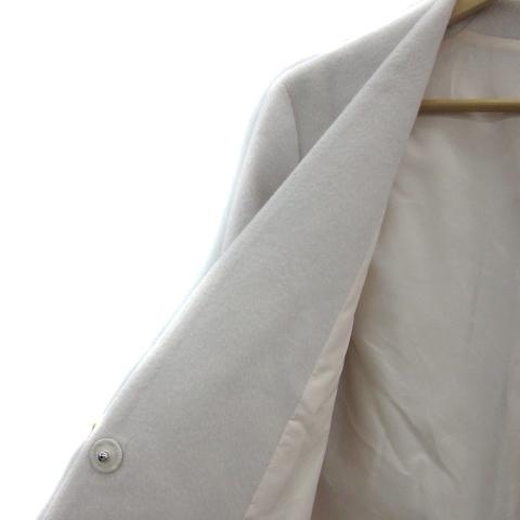 【新品ダグ付き】SUIT COMPANY she ノーカラーロングコート S 新品ダグ付き】SUIT COMPANY she ノーカラーロングコート S - メルカリ