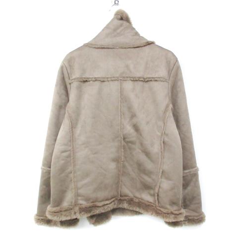 【Mylanka】デニム×エコムートンブルゾン Mylanka】デニム×エコムートンブルゾン