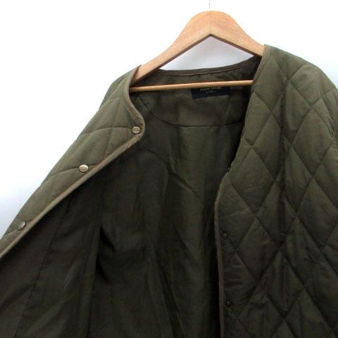 新品 ラッセルノ ゴルフ キルティング ライトフーディ カーキ M 4 Olu.（オルドット）の「【水越みさと × Olu.】バイカラーキルティング