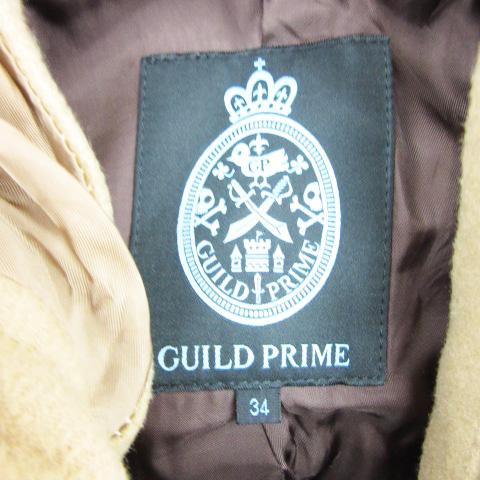 ギルドプライム GUILD PRIME ダッフルコート ロング丈 ウール 34 