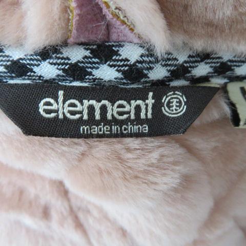 エレメント ELEMENT フェイクムートンコート ショート丈 ジップアップ 