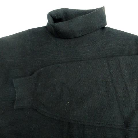 エマクローズ EMMA CLOTHES ニット セーター 長袖 タートルネック L 黒 ブラック /SM10 メンズ｜vectorpremium｜03