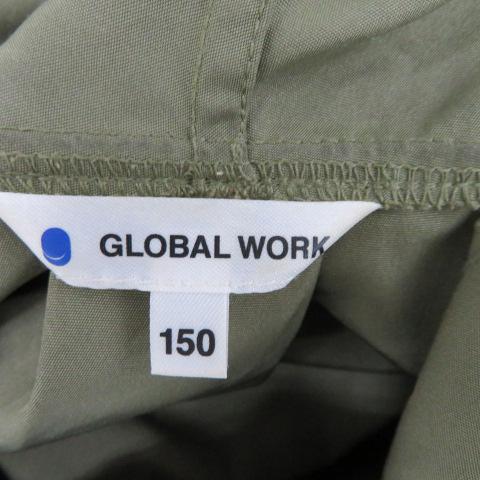 グローバルワーク GLOBAL WORK マウンテンパーカー ジャケット ミドル丈 ジップアップ 無地 150 カーキ /YK6 女の子 キッズ｜vectorpremium｜05