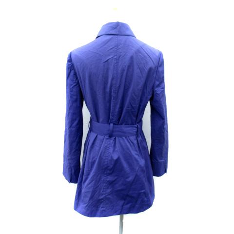 自由区 オンワード樫山 ステンカラーコート スプリングコート ミドル丈