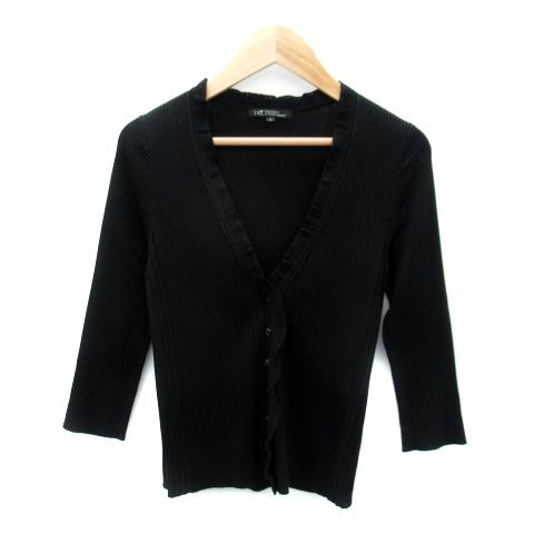 Dior 黒 カーディガン 長袖　期間限定値下げ 23区（ニジュウサンク） オンワード樫山 カーディガン ミドル丈 七分袖