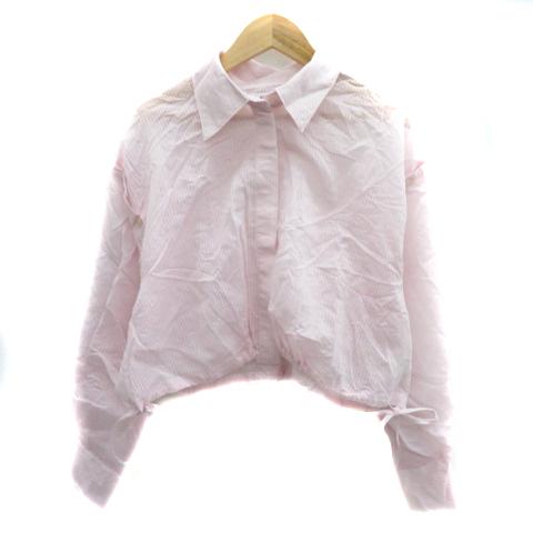 ナイスクラップ NICE CLAUP シャツ ブラウス 長袖 ノースリーブ 2way