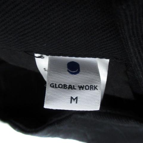 グローバルワーク GLOBAL WORK ワイドパンツ アンクル丈 M 黒 ブラック /HO30 ■MO レディース｜vectorpremium｜05