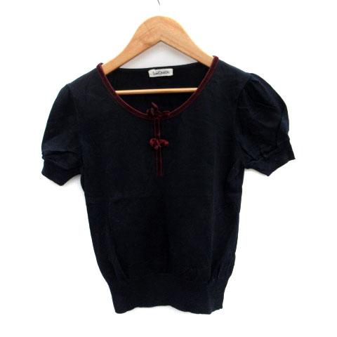 ロイスクレヨン Lois CRAYON ニット カットソー 半袖 ラウンドネック 