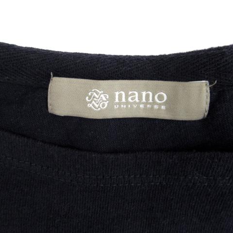 ナノユニバース nano universe Tシャツ カットソー 半袖 ラウンドネック ボーダー柄 M マルチカラー 紺 ネイビー /SM6 メンズ｜vectorpremium｜05