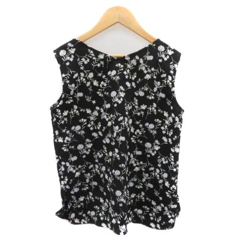 ジャスグリッティー JUSGLITTY ブラウス カットソー ノースリーブ 花柄 
