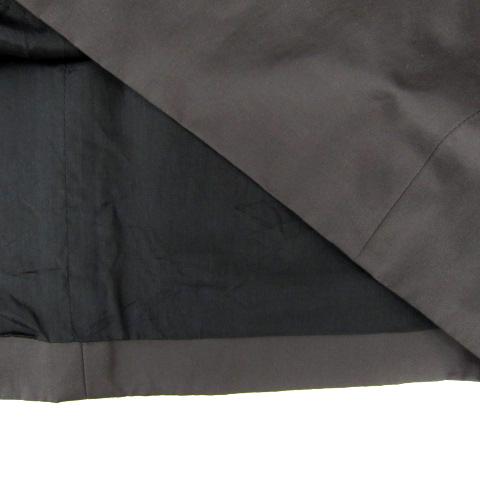 ポールカ PAULE KA フレアスカート ミモレ丈 無地 36 S