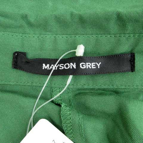メイソングレイ MAYSON GREY シャツ ブラウス 長袖 スキッパーカラー 