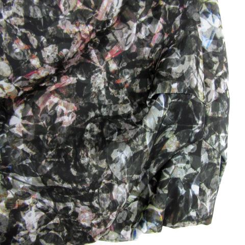 23区 オンワード樫山 コクーンスカート タイトスカート ミニ丈 花柄 38  