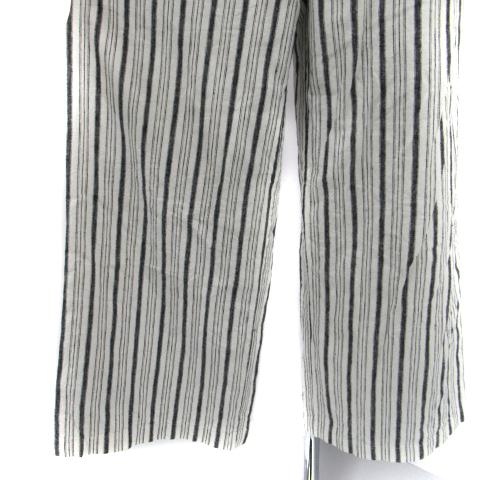 Ungrid（アングリッド） ワイドパンツ ロング丈 ストライプ柄  