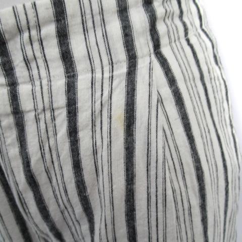 Ungrid（アングリッド） ワイドパンツ ロング丈 ストライプ柄  