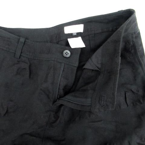 オットー OTTO クロップドパンツ 七分丈 チェック柄 麻 リネン混