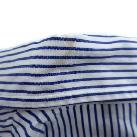 50347　ラルフローレン　長袖ストライプシャツ　水色×白　７ 50347 ラルフローレン 長袖ストライプシャツ 水色×白 7 POLO