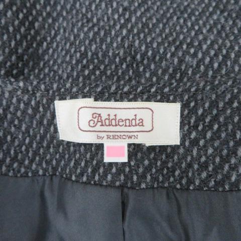 アデンダバイレナウン Addenda by RENOWN ノーカラージャケット