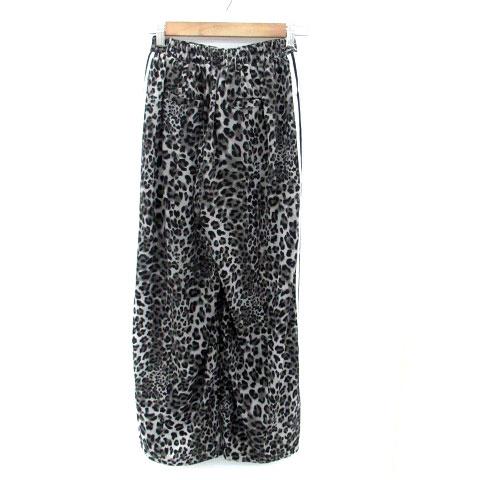 ジェイダ GYDA ワイドパンツ イージー アンクル丈 ヒョウ柄 レオパード