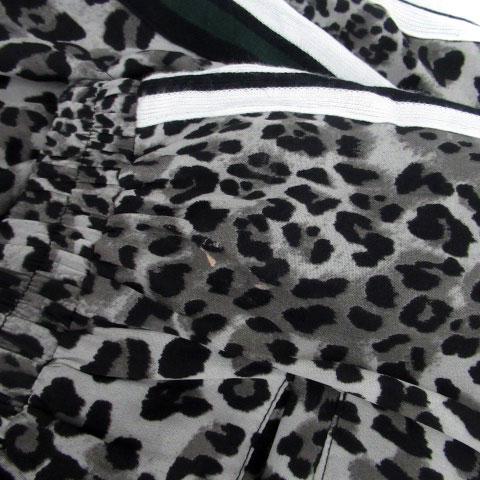 ジェイダ GYDA ワイドパンツ イージー アンクル丈 ヒョウ柄