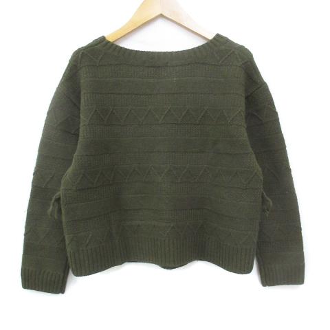 UNITED ARROWS ユナイテッドアローズ ニット セーター ショート丈 長袖  