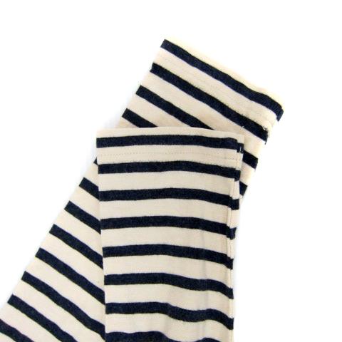 マーガレットハウエル-MHL.-ユーネックボーダーカットソー MARGARET HOWELL - マーガレットハウエル-MHL.-ユーネックボーダー