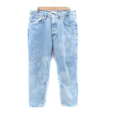 ZARA ザラ デニムパンツ ジーンズ テーパードパンツ アンクル丈