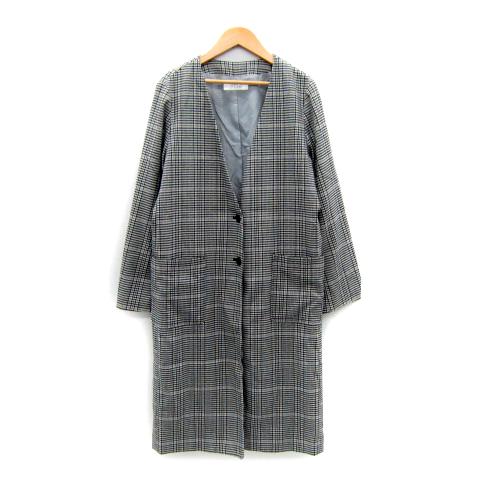 LOWRYS FARM（ローリーズファーム） ノーカラーコート ロング丈